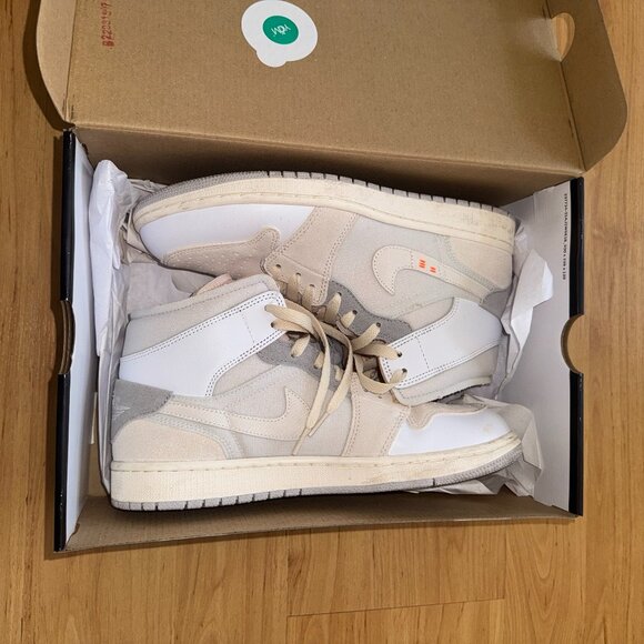 Air Jordan 1 Mid SE Craft M 9.5 - Picture 1 of 10